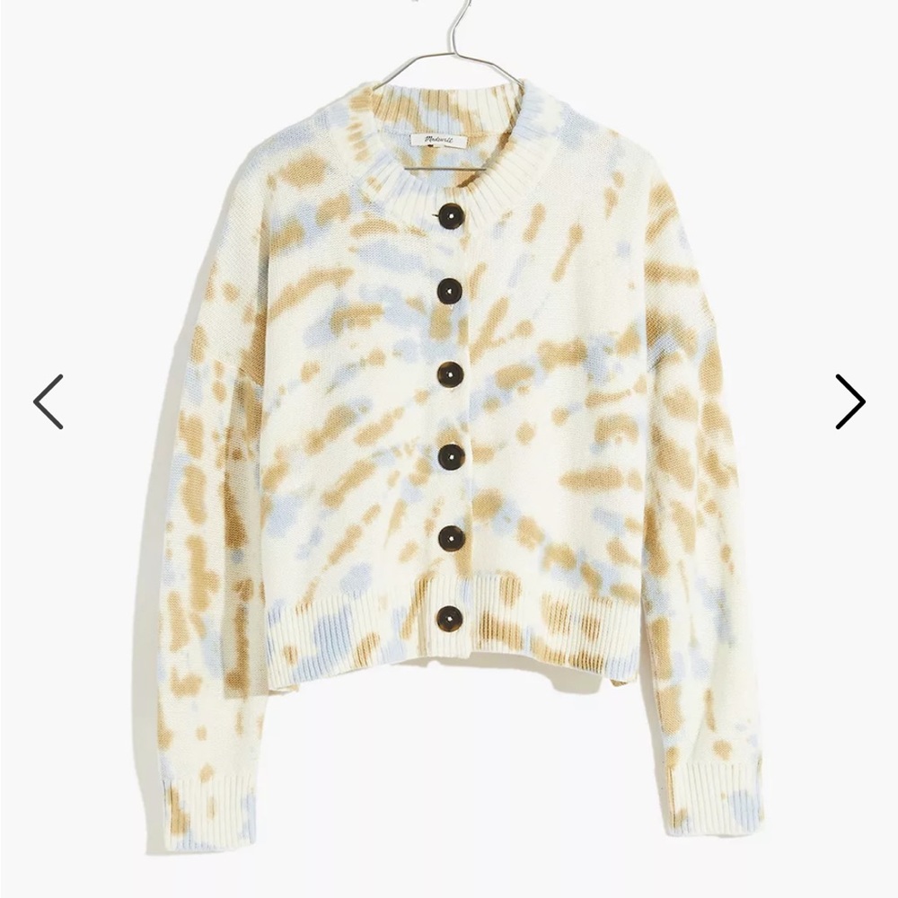 Madewell Plus Tie-dye Broadway Cardigan Sweater